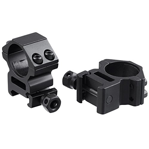 Feyachi Rifle Scope Rings Mount Picatinny/Weaver 1-inch Medium Profile