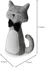 Blue Canyon Cleo Weighted Cat Door Stop Sand Filled Animal Decorative Floor view 4