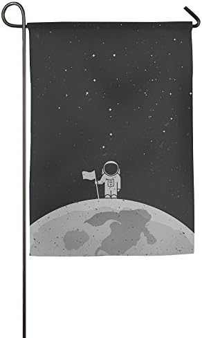 Astronaut On The Planet Home Flag Garden Flag Demonstrations Flag Family Party Flag Match Flag
