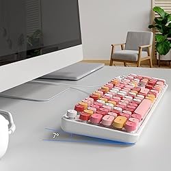 Atelus Computer Keyboard Wired, Plug Play USB