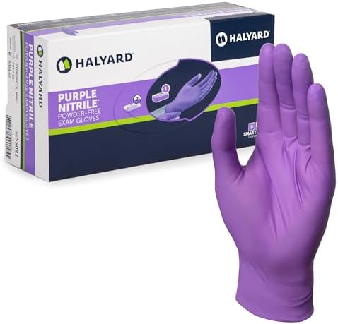 Halyard Purple Nitrile-Xtra Sサイズ 10箱 HALYARD PURPLE NITRILE Gloves Powder Free Disposable Medical Exam