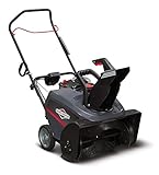 Briggs & Stratton 1696509 Single Stage Snow Thrower with 750 Snow Series 163cc Engine and Electric Start, 22-Inch