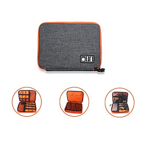 THEE Data Cable Organizer Case Storage Bag Digital Devices USB Earphone Wire Travel