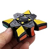 360 Degrees Speed Cube Finger Toy,YOYORI Smooth And Speed 1x3x3 Press Rubiks Cub Stickerless Puzzle Spinner Focus EDC Toy for Kids Adults Training Brain Relieving Hand Toy