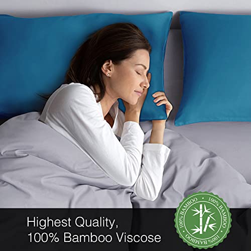 BEDELITE Cooling Pillow Cases Standard Size Set of 2, 100 Bamboo