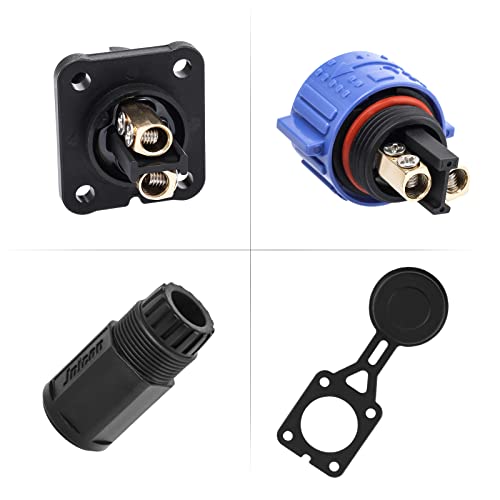 Trolling Motor Plug Receptacle Set, Briidea Marine Boat DC Power