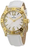 Festina Women's F16580/1 White Leather Analog Quartz Watch with White Dial