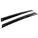 Window Visor Compatible with 2013-2018 Toyota RAV4 XU50, Acrylic Smoke Tinted & Semi-Transparent by IKON MOTORSPORTS