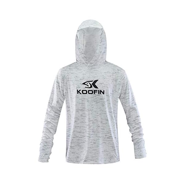 KOOFIN GEAR Performance Fishing Hoodie UPF50 Sunblock Shirt Outdoor