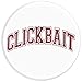 White Clickbait Viral PopSockets PopGrip: Swappable Grip for Phones & Tablets