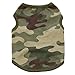 Dog Clothes Summer, Wakeu Pet Puppy Vest Camouflage Patten T-shirt Apparel For Chihuahua Small Dog Boy Girl (Green, XS)