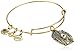 Alex and Ani Guardian of Answers Rafaelian Gold Expandable Wire Bangle Bracelet, 2.5