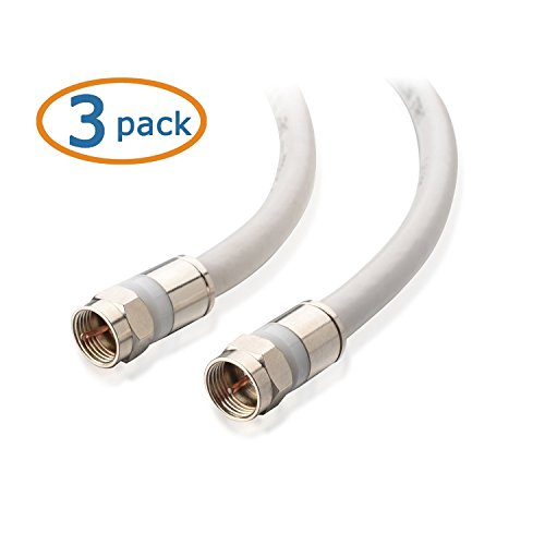 Cable Matters 3Pack CL2 inWall Rated (cm) Quad Shielded Coaxial Cable