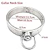 Stainless Steel Neck Collar Handcuffs Sex Ankle Cuff with Push Lock, BDSM Restraints Fetish Toys Lockable Sex Toys for Women/Man/Couples,1set,Womanthumb 1