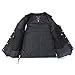 4Fit® Men's Black Genuine Leather 10 Pockets Motorcycle Biker Vest S To 6XL (XL (CHEST 44