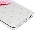 iPhone X Case, Mavis's Diary Luxury 3D Handmade Bling Full Diamonds Lovely Pink Bow with Shiny Sparkle Rhinestone Gems Crystal Clear Full Body Protection Hard PC Plastic Cover for iPhone X Edition