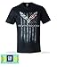 C7 Corvette American Legacy Men's T-Shirt (X-Large, Black)