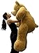 Big Plush Giant 5 Foot Customizable Teddy Bear Hand-Stuffed in USA, Personalized & Ready to Hug in Big Box
