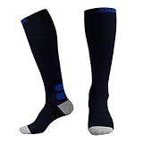 Compression Socks (20-30 mmHg) - Reinforced Toe & Heel - Best for Running, Nurses, Flight Travel, Maternity Pregnancy, Circulation & Recovery