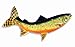 LX Handpainted Brown Brook Trout Wall Mount Decor Plaque Game Fish Replica 18
