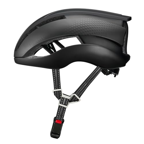Fahrradhelm Herren Damen, Leichter Fahrradhelm Erwachsene für City & Rennrad mit Magnetverschluss, 16 Belüftungsöffnungen, CE EN1078 – Verstellbar M/L