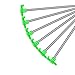 Heavy Duty Steel Tent Stakes-10 Pack-Bonus 4x10ft Ropes