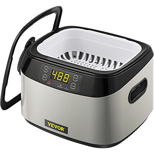 VEVOR Ultrasonic Machine, 1.2L Ultrasound Cleaner Machine, 40KHz