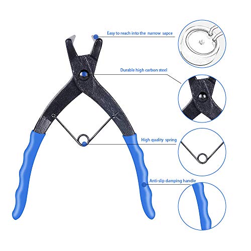 Heavy Duty Snap Ring Pliers, Long Nose Retaining Ring Circlip Pliers