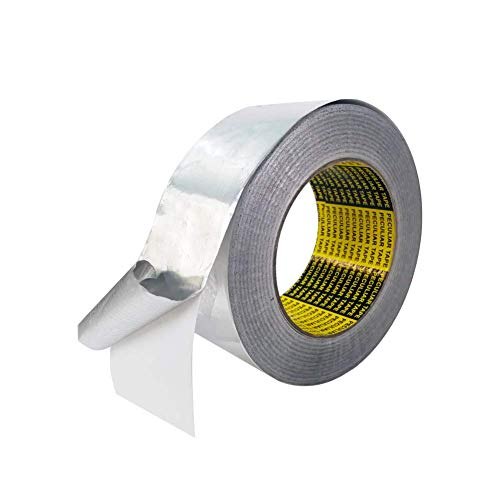 HEATIT aluminum Foil Tape Professional grade-2 inch x 150 feet (50 yards) length Thick 5.3mil (2.4mil foil and 2.9mil backing paper)For HVAC, Ducts, Pipes, Metal repair, Heating Cable application etc - Thumbnail 3