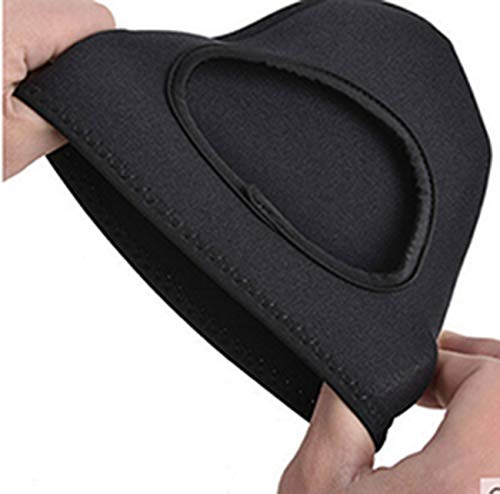 LETUSPORT Cycling Bike Shoes Cover Portable Winter Warmer Protector for Women Men Black (Black) - Thumbnail 2