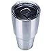 CAWSER 30oz Magnetic Sliding Tumbler Lid Spill-Proof Shatter-Resistant Dishwasher Safe with Straw Hole Fit For Yeti or Other Travel Coffee Mug