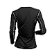 WANAYOU Women's Compression Shirt Dry Fit Long Sleeve Running Athletic T-Shirt Workout Tops,2 Pack(Black/Blue),S