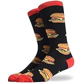 Pingyongchang Hamburger Tacos Socks for Man and Woman Funny Novelty Socks Thanksgiving Christmas Gift
