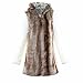 Mesisefra Women's Winter Thicken Cotton-padded Warm Button Hoodie Overcoat