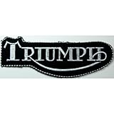 Triumph Patches 10.5x3.5 Cm Iron on Patch / Embroidered Patch This Appliques Are Great for T-shirt, Hat, Jean ,Jacket, Backpacks.