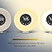 UPSTONE Alarm Clock, Wake 6 Nature Sounds, FM Radio, Color Light, Bedside Sunrise Simulator,Touch Control for Heavy Sleepers-White