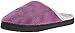 Isotoner Women's Microterry Wider Width Clog Slippers, Violet, Large/8.5-9 M US