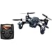 Hubsan H107D X4 Mini RTF Quadcopter with FPV Camera (Black)
