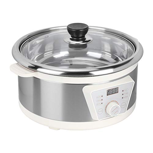 BINGLI Hot Pot, 4L Multi-Function Electric Hot Pot ABS Hot Pot Household Kitchen Cooking Supplies AU Plug 220V, Hot Pot