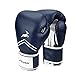 Trideer Pro Grade Boxing Gloves for Men & Women, Kickboxing Bagwork Gel Sparring Training Gloves, Muay Thai Style Punching Bag Mitts, Fight Gloves (Midnight & Blue, 16 oz)