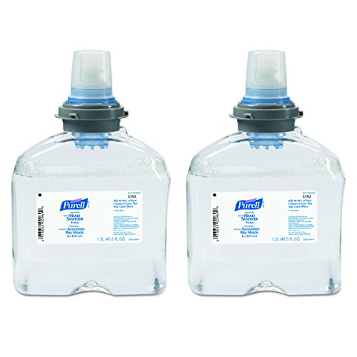 PURELL 539202CT Advanced TFX Foam Instant Hand Sanitizer Refill, 1200mL, White (Case of 2)