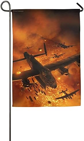 Airplane Plane Aircraft Summer Beach Fluttering Season Lawn Garden Flags All-Weather Polyester