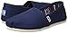 TOMS Women's Espadrille Loafer Flat, Navy, 7