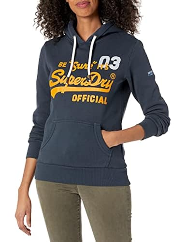 thumbnail image 2 of Superdry Men's VL Hoodie - Organic Cotton Blend Slim Fit Hooded Sweatshirt 2 of 14