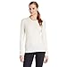 100% Merino Wool - Women's Midweight Base Layer - Long Sleeve Crew - Natural Cream - Small
