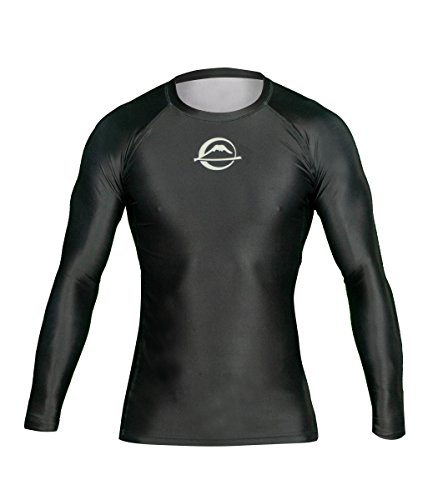 Fuji Baseline Ranked Jiu Jitsu Rashguard,Black,Small