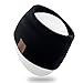 Qshell Bluetooth Headband with Wireless Headphone Headset Earphone Stereo Speakers Microphone Hands Free for Outdoor Sports Skiing Snowboard Fitness, Compatible with Iphone Android Cell Phones - Black