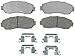 ACDelco 14D1089CH Advantage Ceramic Front Disc Brake Pad Set with Hardware