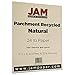 JAM PAPER Parchment 24lb Paper - 90 gsm - 8.5 x 11 - Natural Recycled - 100 Sheets/Pack
