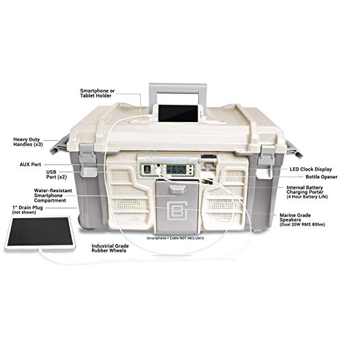 Coolbox the Entertainment Cooler, Builtin Bluetooth Speakers